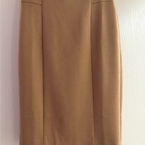 Ann Taylor Classic Tan Pencil Skirt